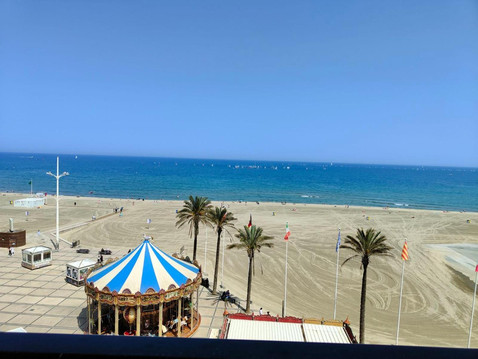 Studio Cosy Climatise Vue Mer Canet Plage 3Etoiles المظهر الخارجي الصورة